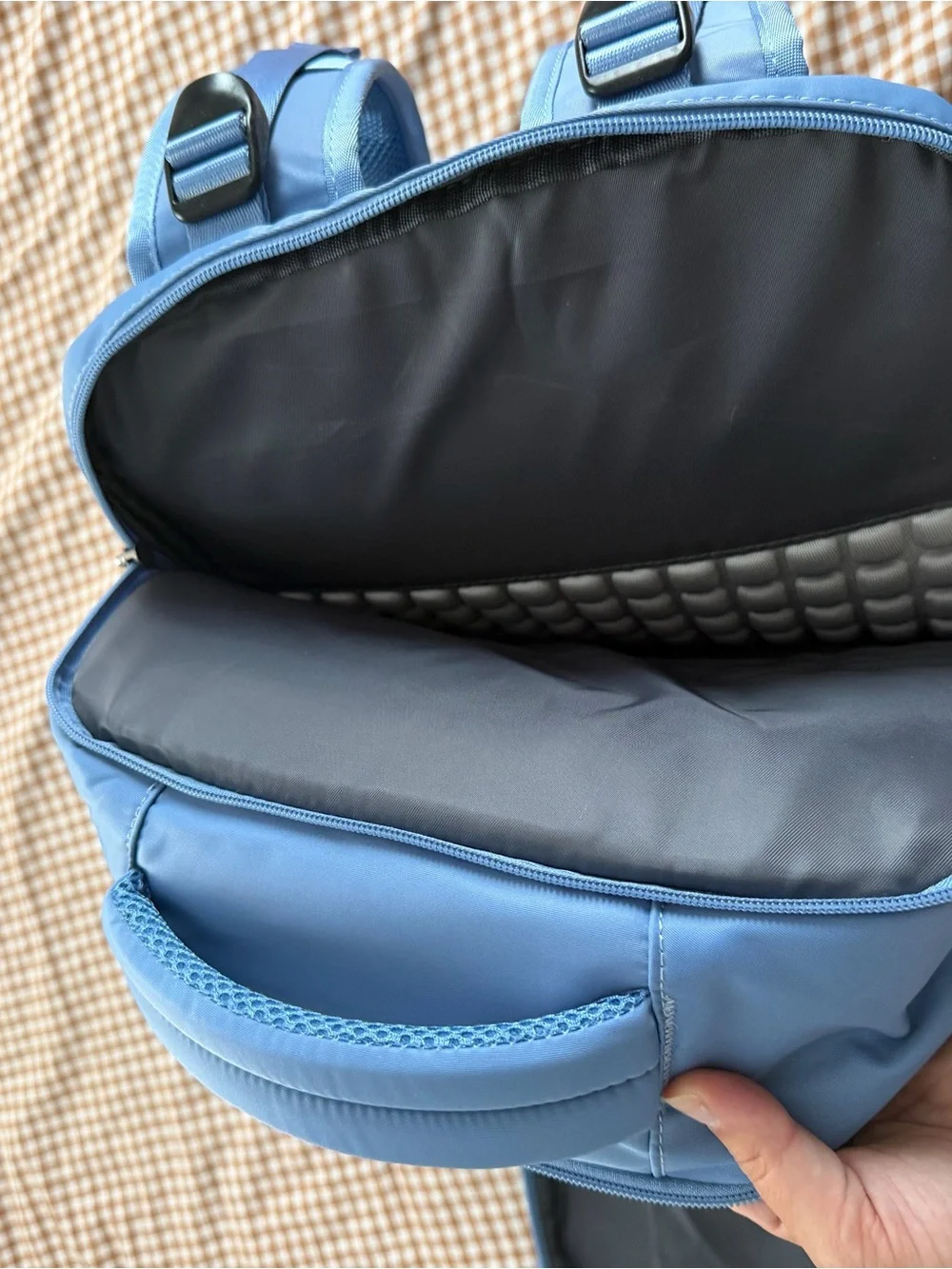 Blue Travel Backpack - Personal Item